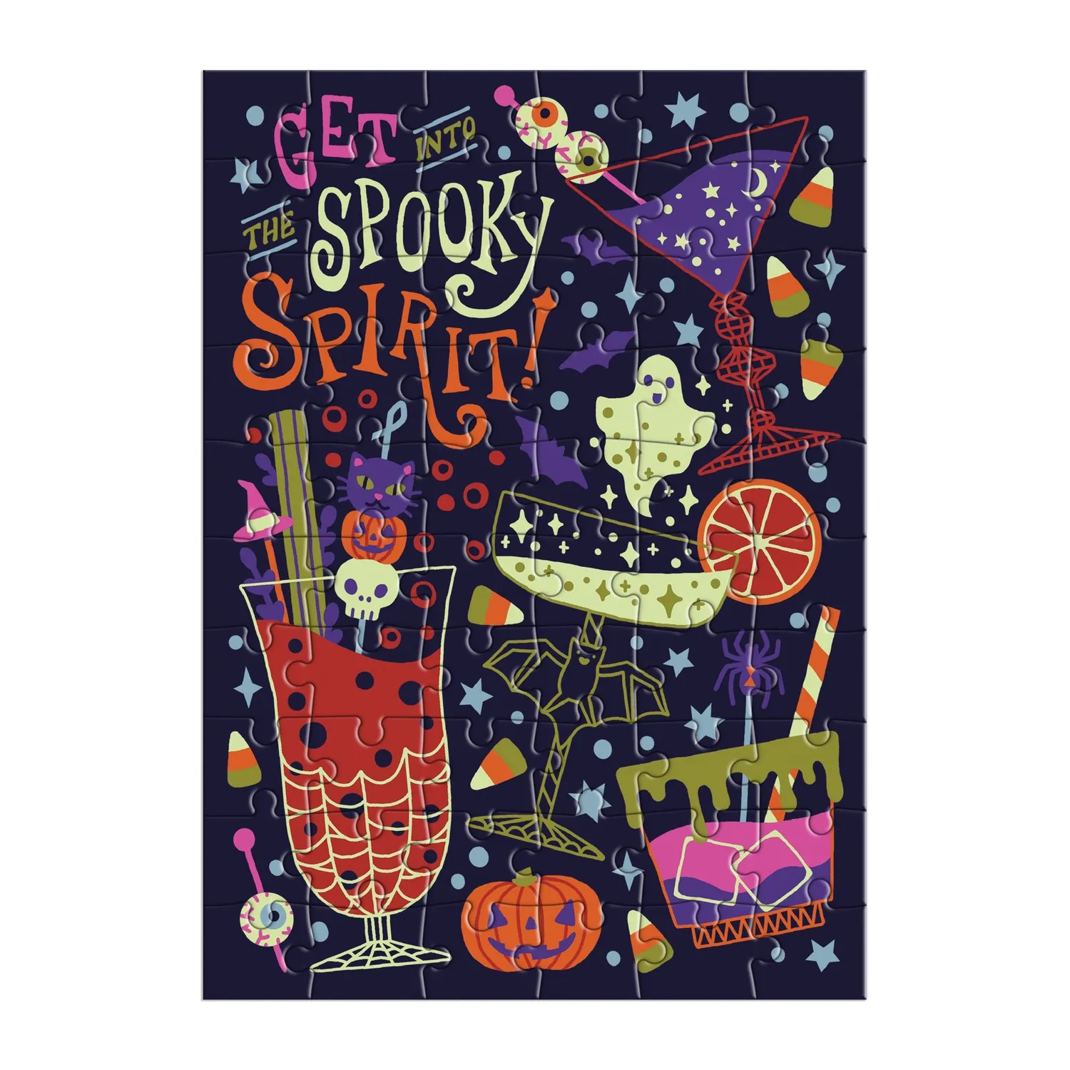 Good Puzzle Co. Get into the Spooky Spirit puslespilskort 60 brikker Halloween
