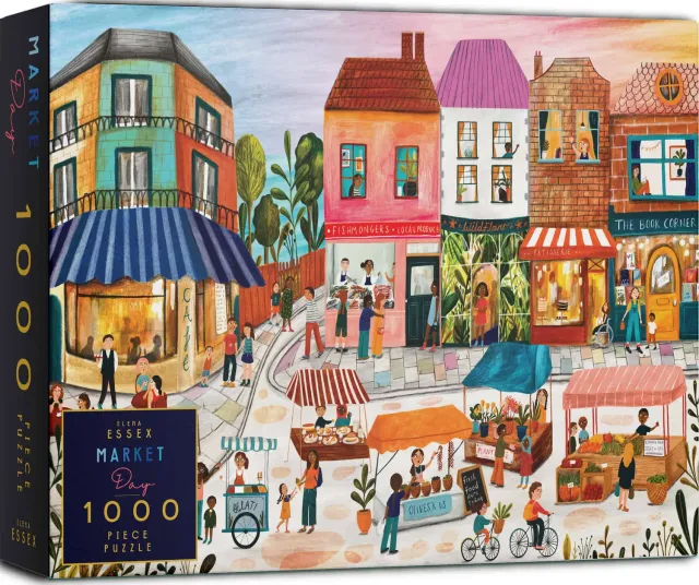 Elena Essex Market Day puslespil 1000 brikker 70x50 cm