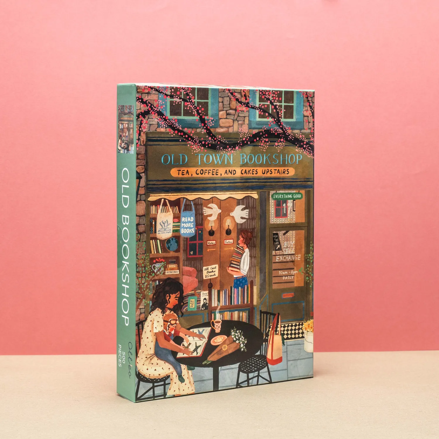 Olleo Old Bookshop puslespil 500 brikker boghandel