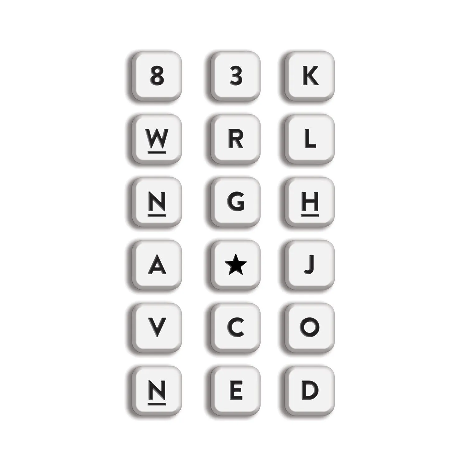 Good Puzzle Co. Wordwise terningspil ordspil 18 terninger
