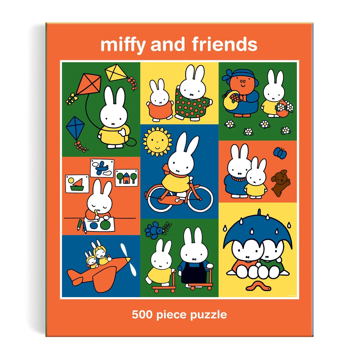 Galison Miffy and Friends puslespil 500 brikker kvadratisk