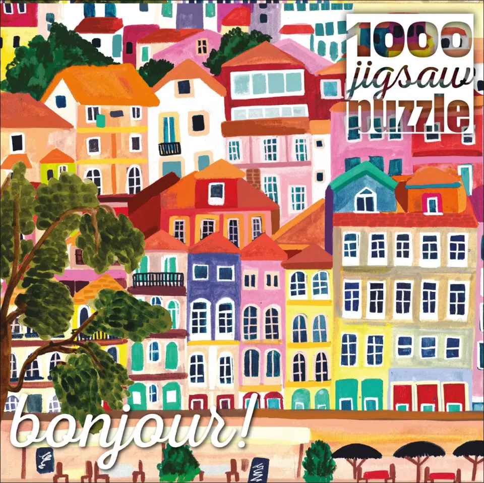 Buffalo Games Bonjour Porto Portugal puslespil 1000 brikker bymotiv
