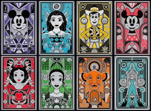 Buffalo Games Silver Select Deco-Luxe Collage puslespil 1000 brikker Disney