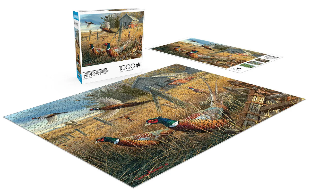 Buffalo Games Hautman Memory Lane puslespil 1000 brikker natur