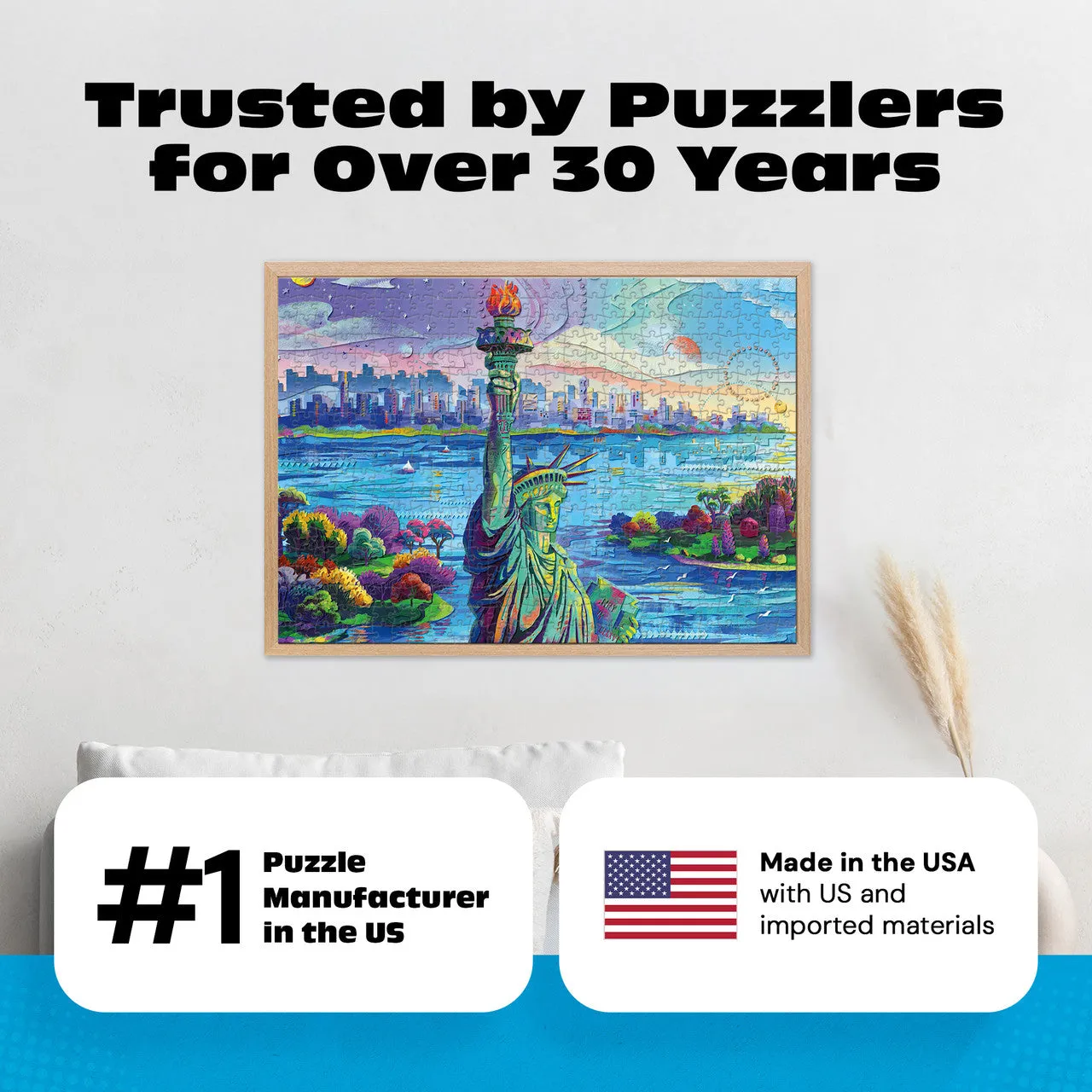 Buffalo Games Americana Celebrate Liberty puslespil 500 brikker Frihed