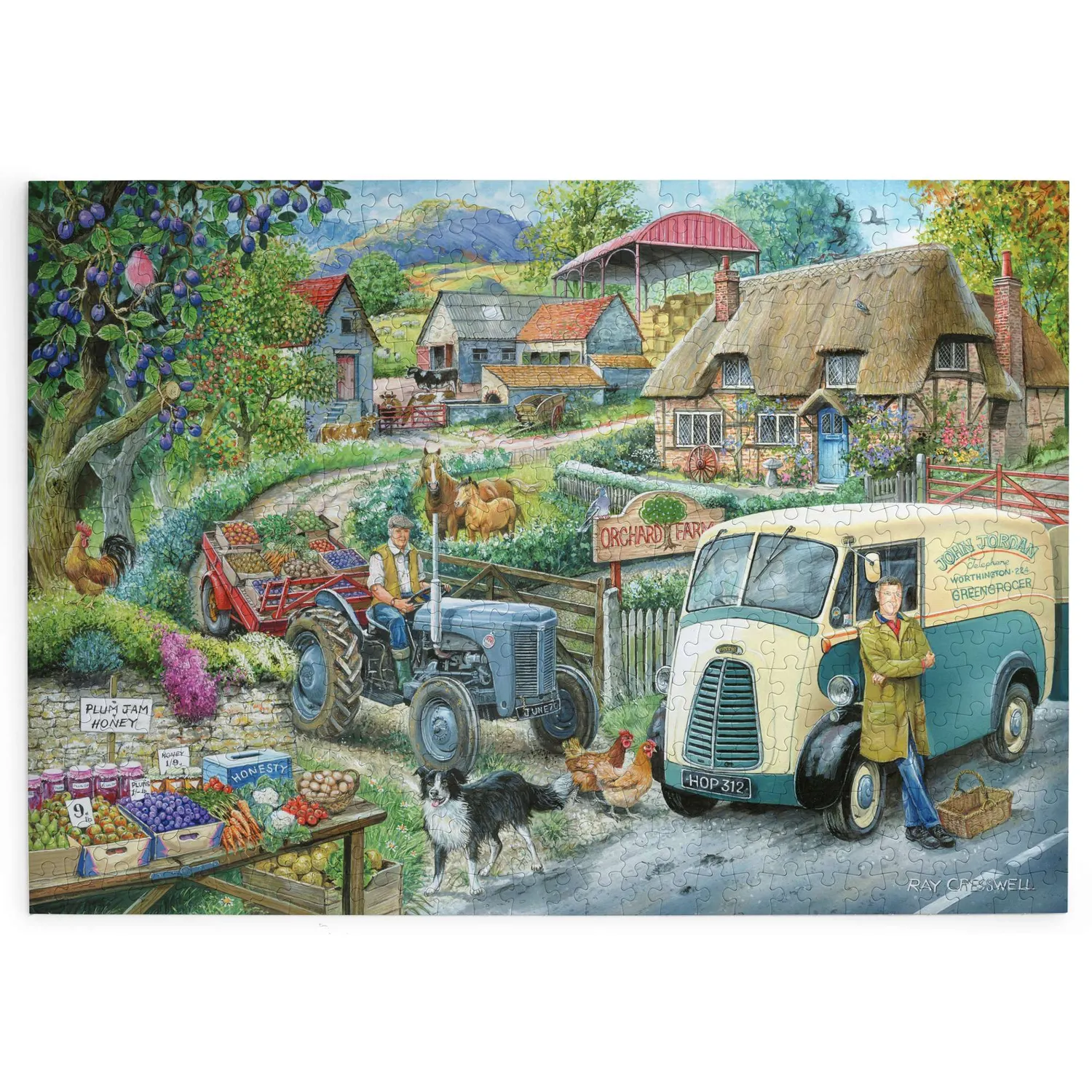 House of Puzzle Plum Jam 500 puslespil landmotiv