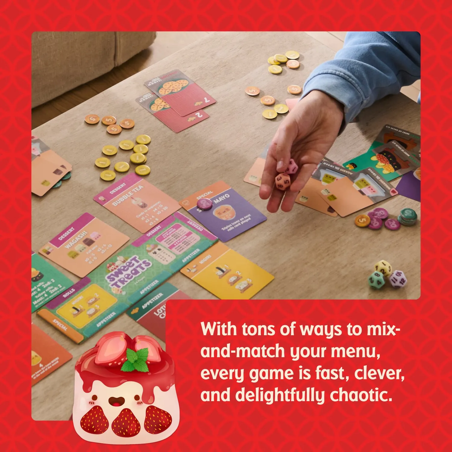 Buffalo Games Sushi Go Party Chef's Special kortspil 2-8 spillere