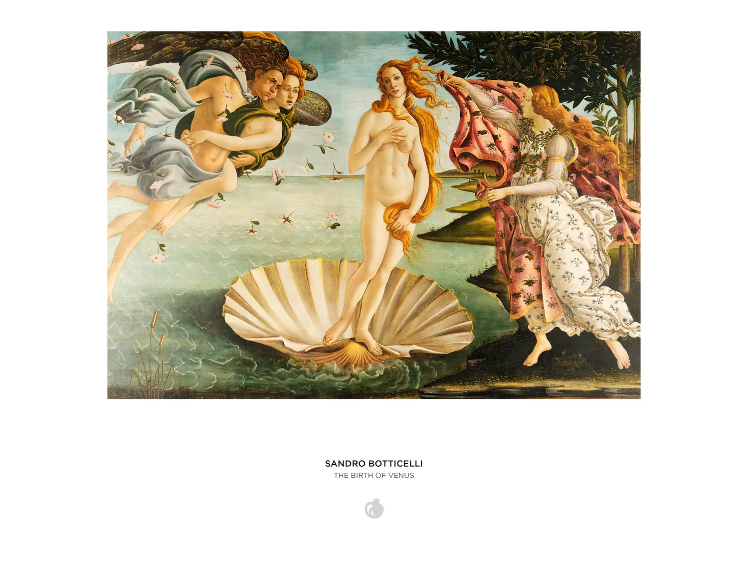 Pomegranate Botticelli Birth of Venus puslespil 1000 brikker