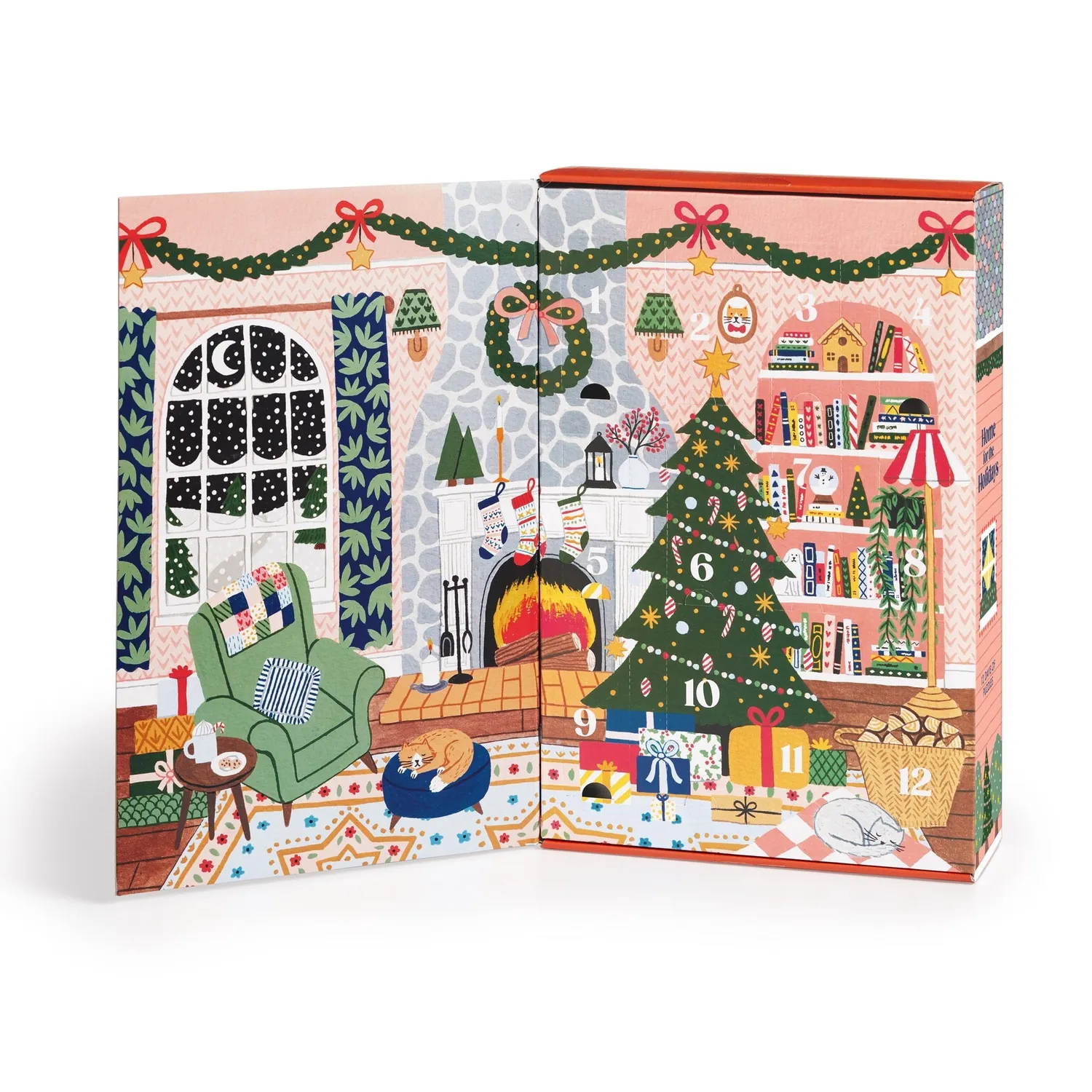 Galison Home for the Holidays adventspuslespil 500 brikker