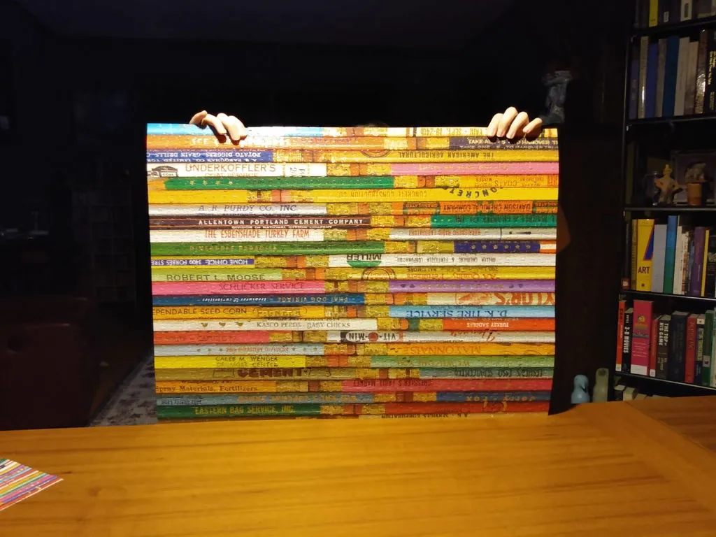 Galison Phat Dog Vintage Pencils 1000 puslespil folie 1000 brikker