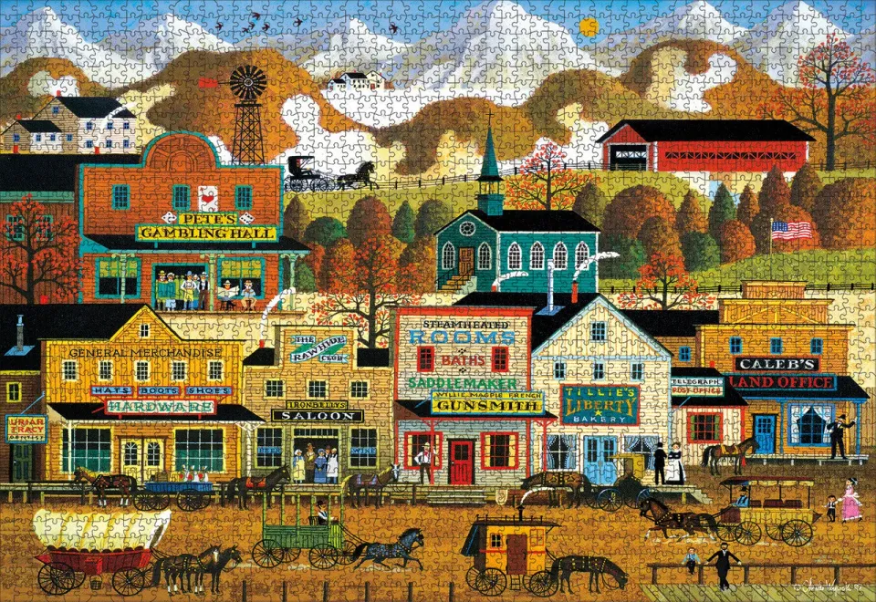 Buffalo Games Wysocki Pete's Gambling Hall puslespil 2000 brikker