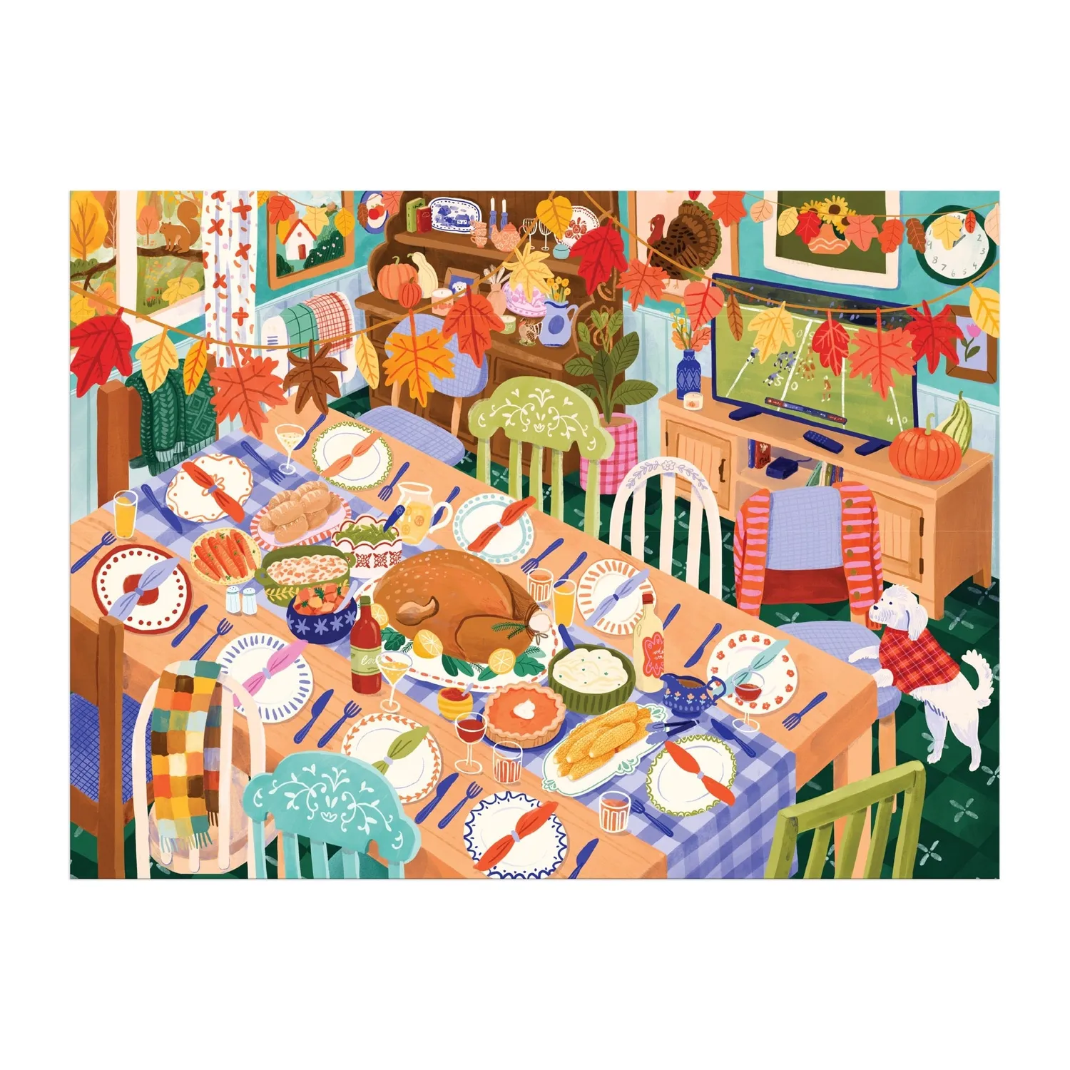 Good Puzzle Co. Thankful Table puslespil 1000 brikker efterår