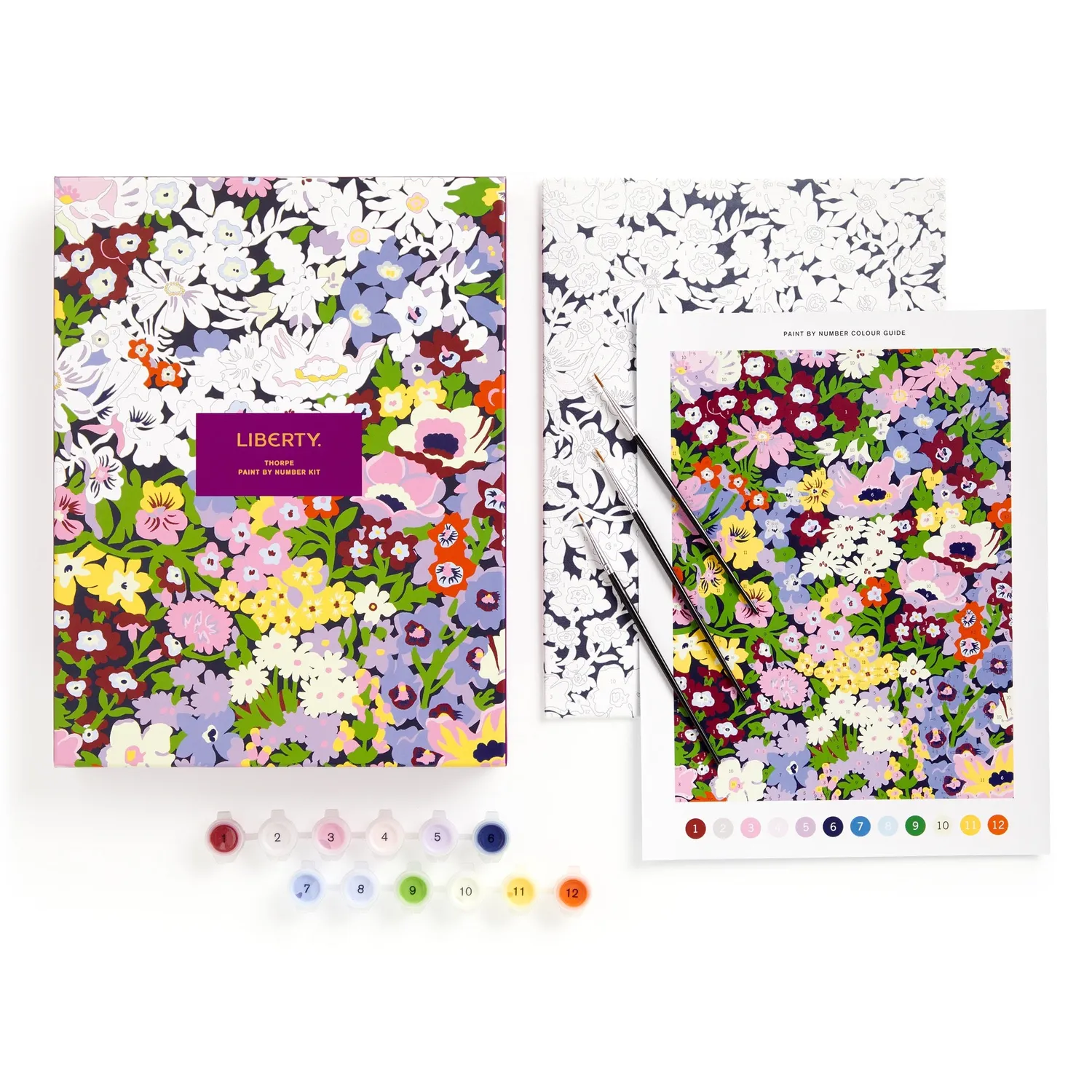 Good Puzzle Co. Liberty Thorpe mal efter tal sæt 23x30 cm