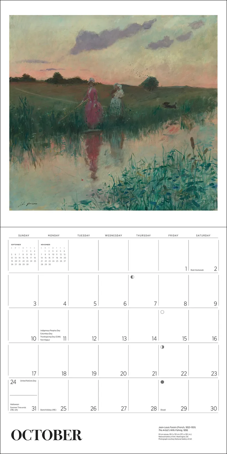 Pomegranate Gardens of the Impressionists vægkalender 2027