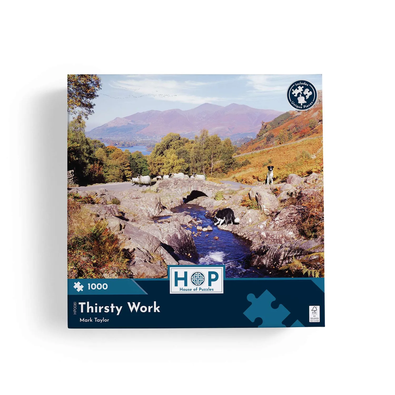 House of Puzzles Thirsty Work 1000 brikker puslespil sommer