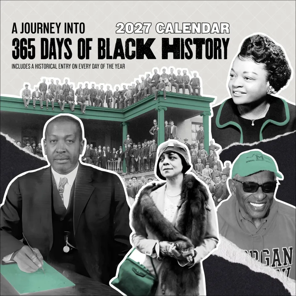 Pomegranate A Journey into 365 Days of Black History 2027 vægkalender