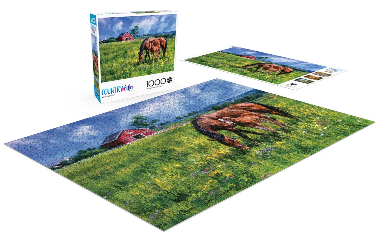 Buffalo Games Country Life Near and Dear puslespil 1000 brikker
