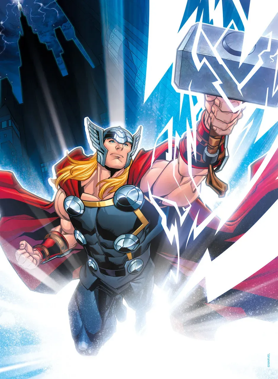 Buffalo Games Thor Mighty Avenger puslespil 100 brikker lynmotiv