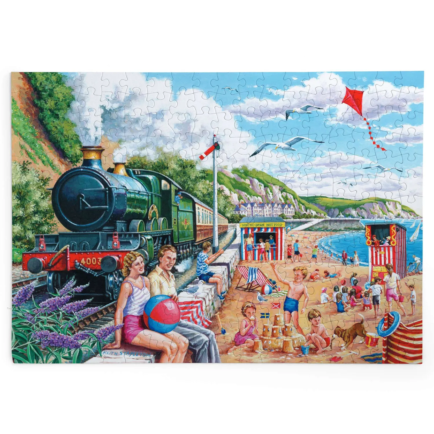 House of Puzzle BIG Seaside Special puslespil 250 brikker strand