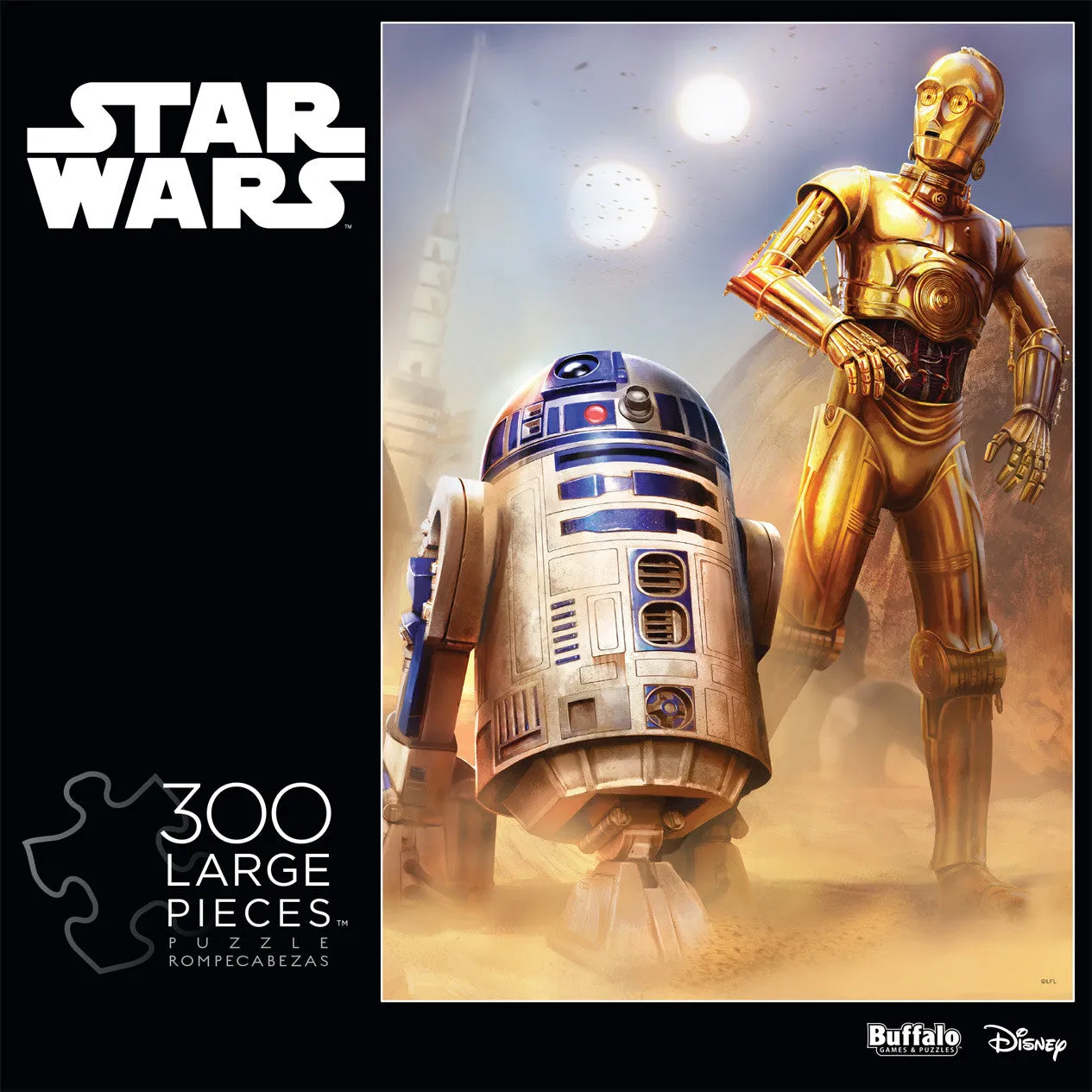 Buffalo Games Star Wars Droids at Tatooine puslespil 300 brikker