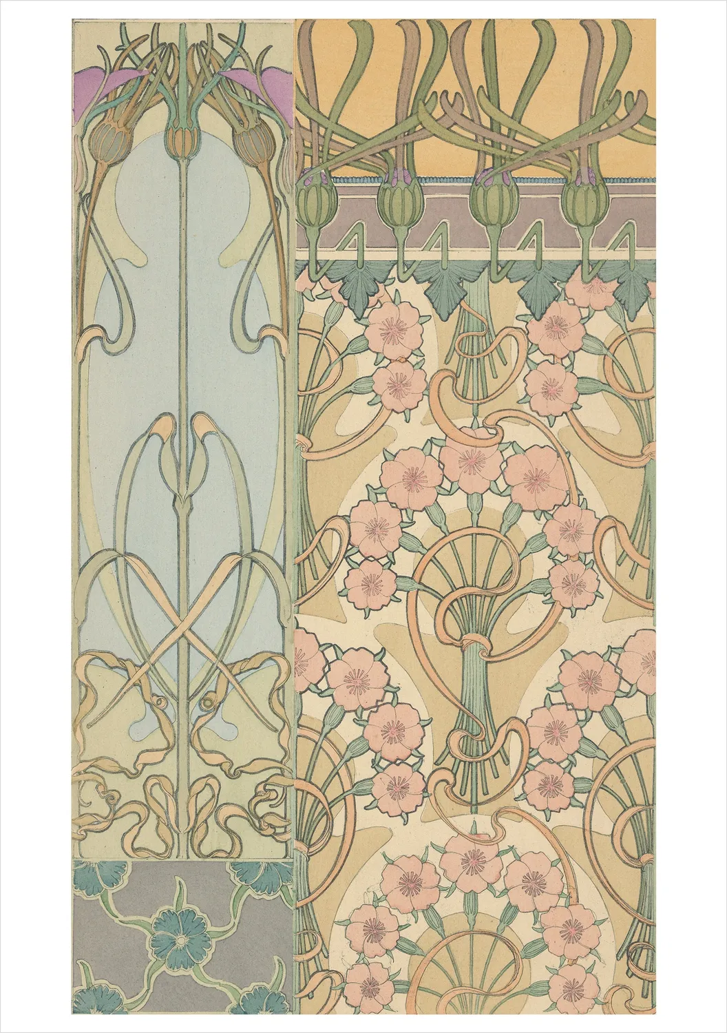 Pomegranate Alphonse Mucha brevkort 20 stk design