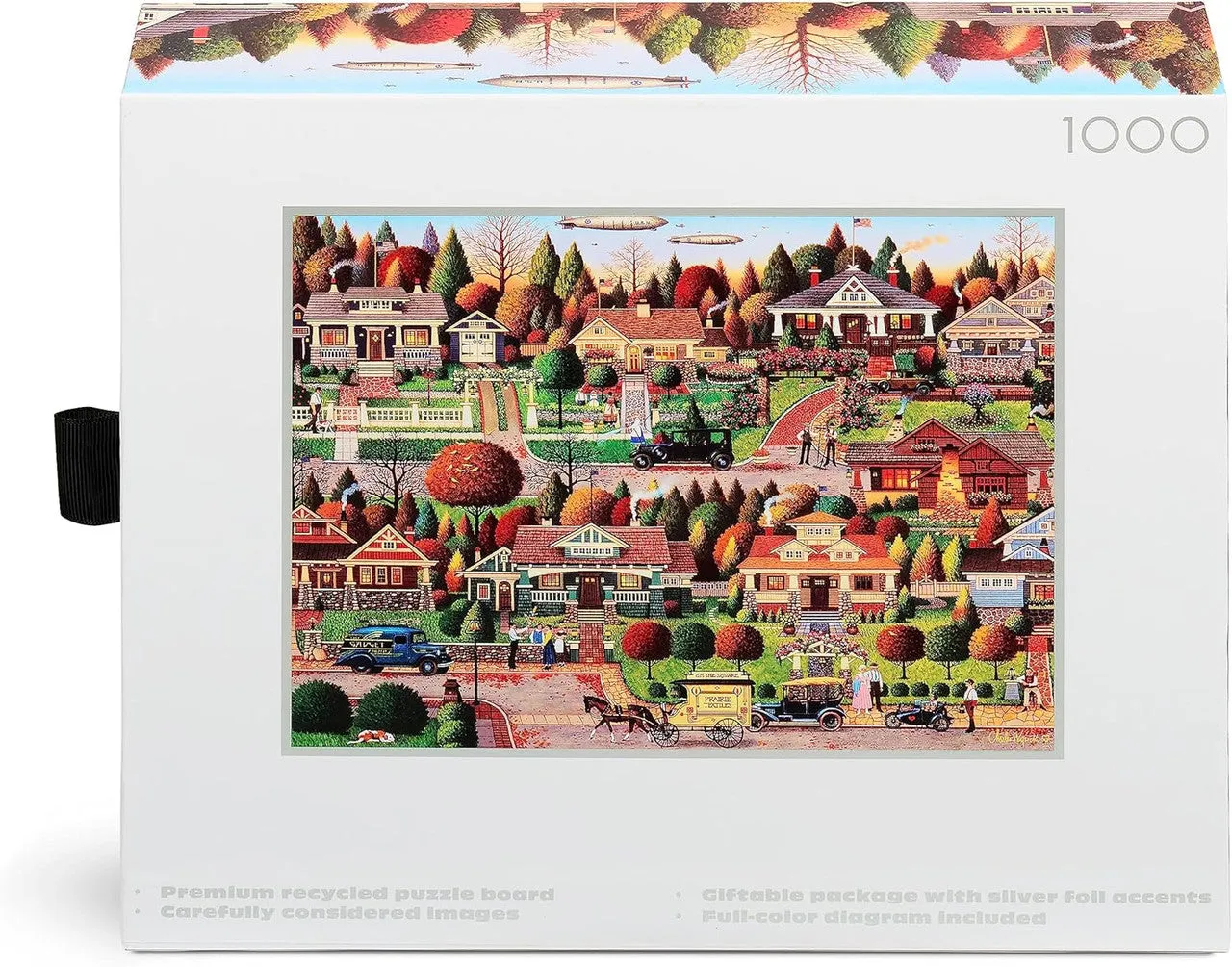 Buffalo Games Silver Select Bungalowville puslespil 1000 americana
