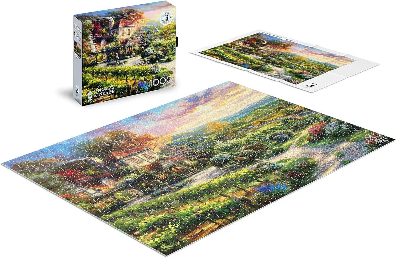 Buffalo Games Kinkade Wine Country puslespil 1000 brikker