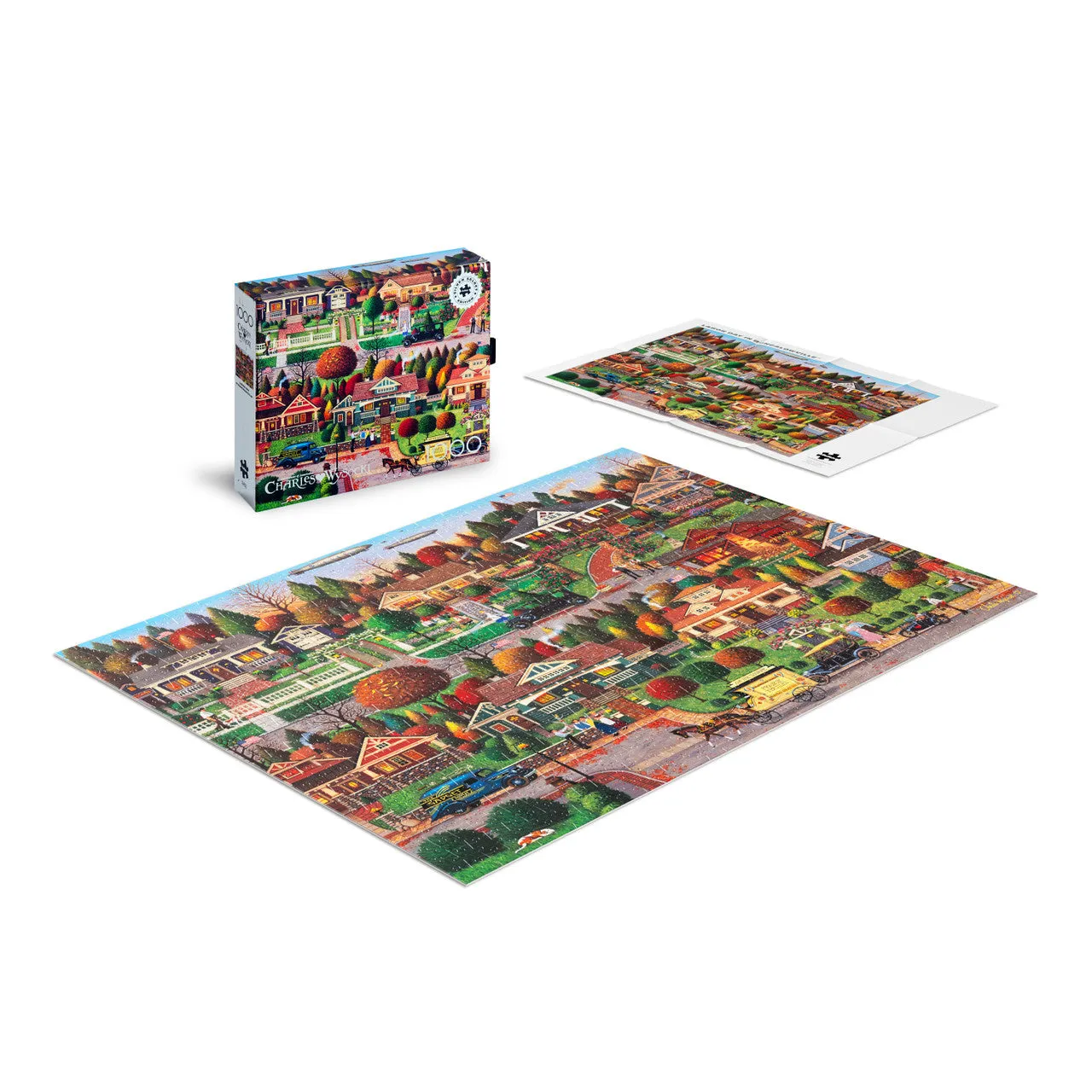 Buffalo Games Silver Select Bungalowville puslespil 1000 brikker