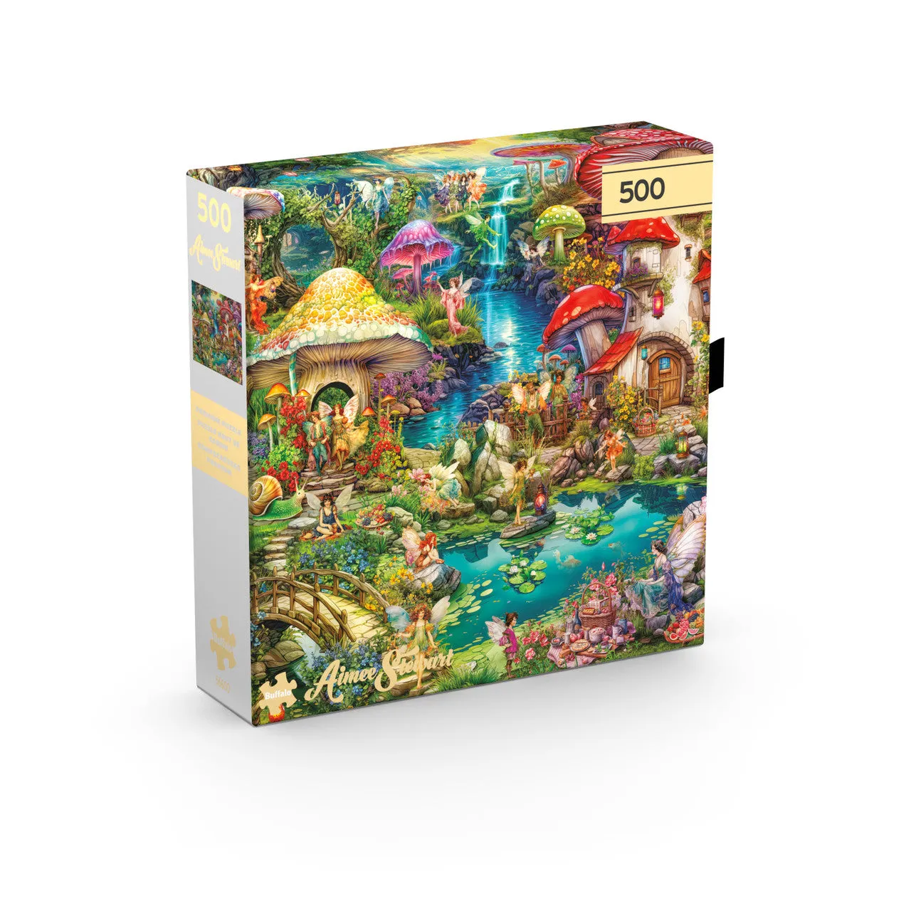 Buffalo Gold Merry Mushroom Village puslespil 500 brikker fehus