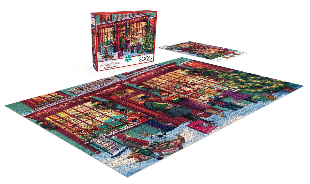 Buffalo Games Christmas Toyshop 2000 puslespil jul