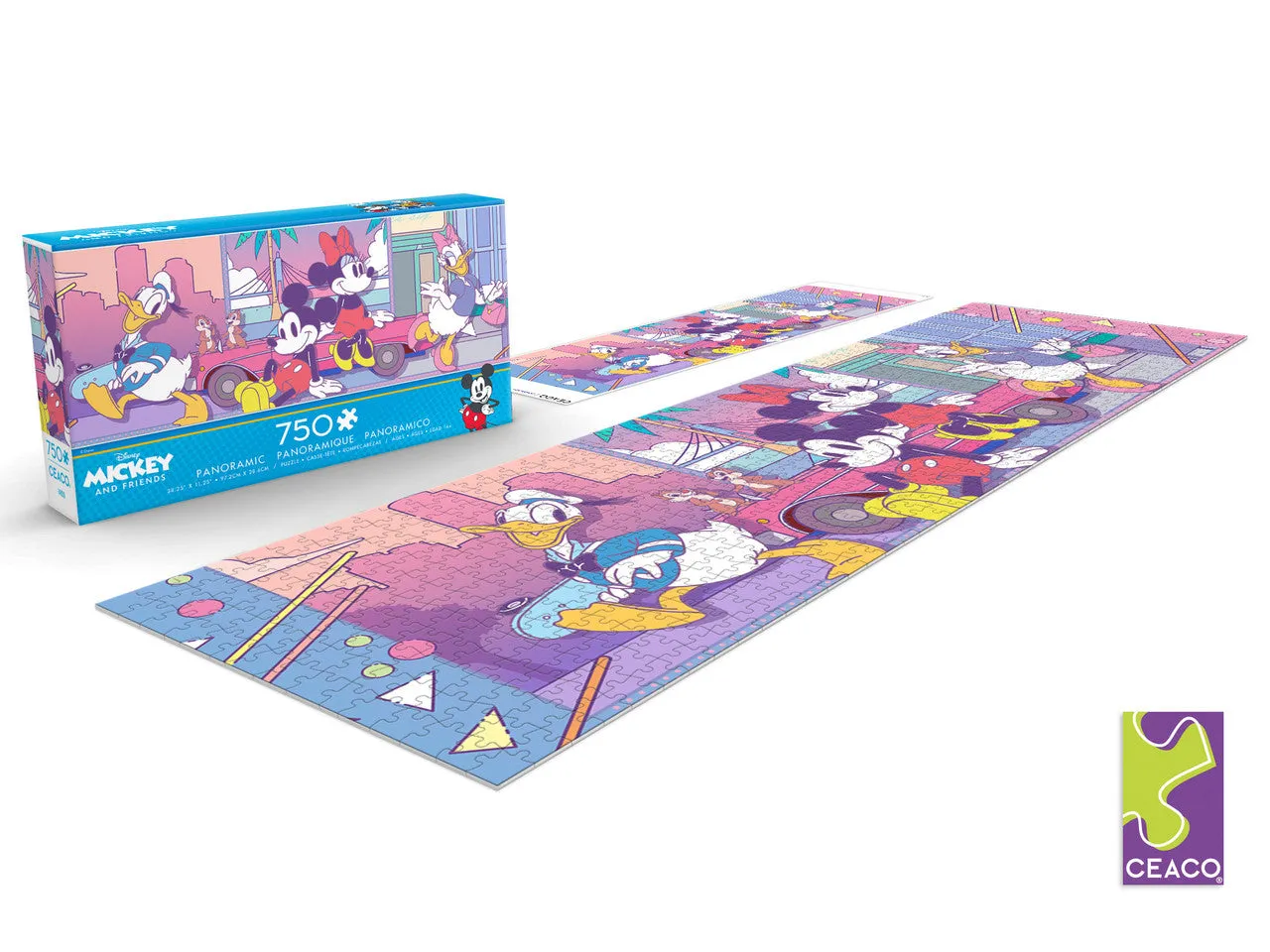 Buffalo Games Panoramics Disney Pastel Panoramic puslespil 750 brikker