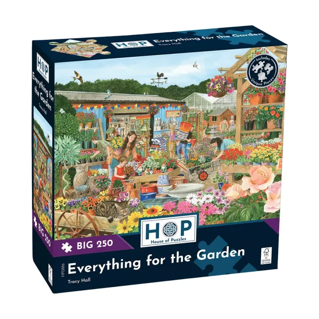 House of Puzzle Everything For The Garden BIG 250 puslespil havemotiv
