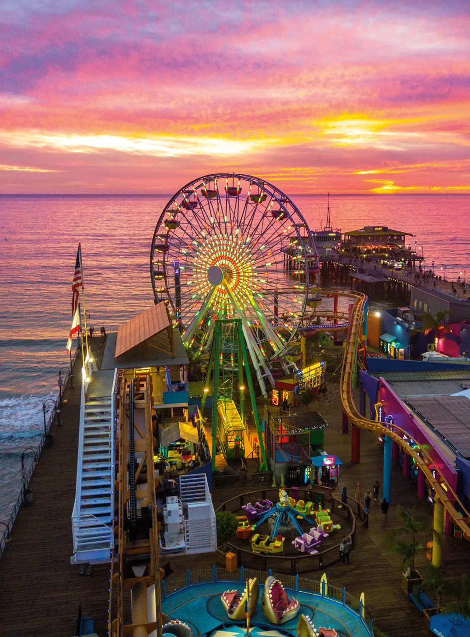 Buffalo Games Blanc Santa Monica Pier puslespil 300 brikker