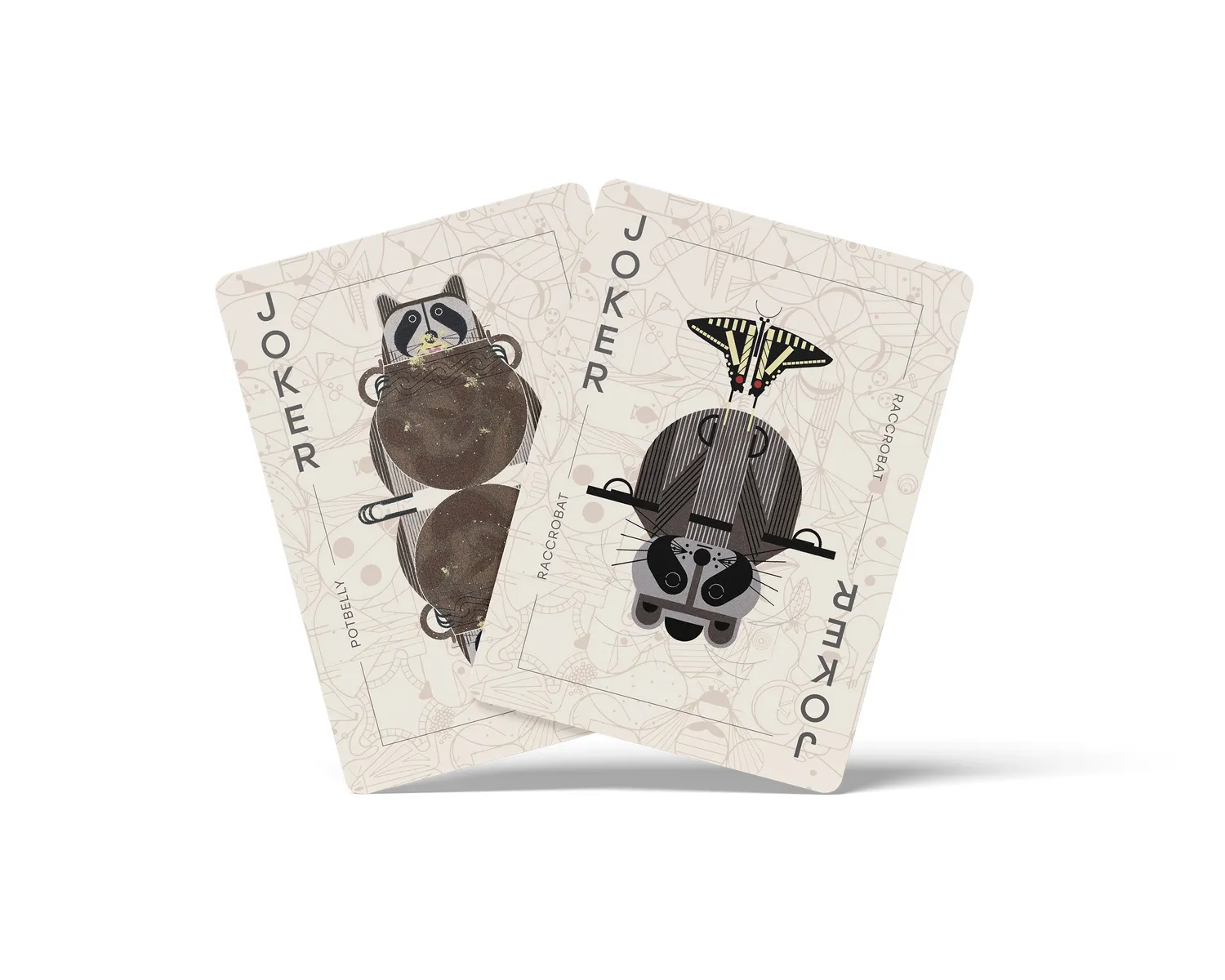 Pomegranate Charley Harper spillekort med dyr og planter