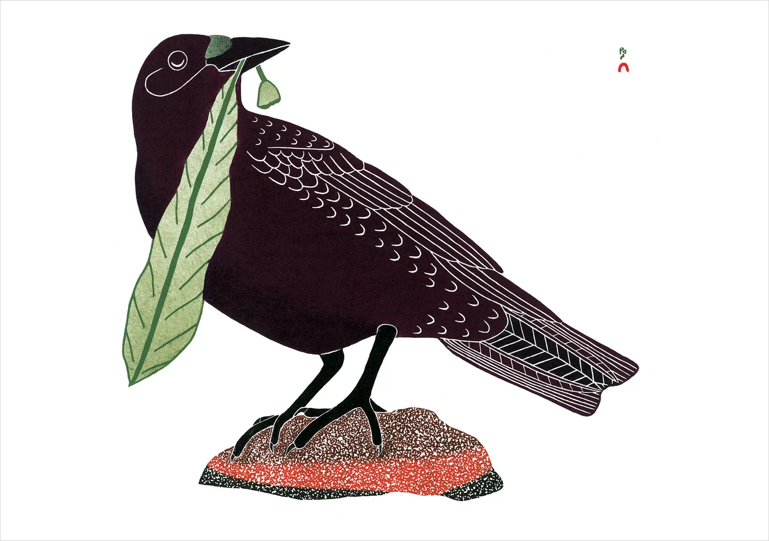 Pomegranate Birds of Cape Dorset kortæske 20 kort