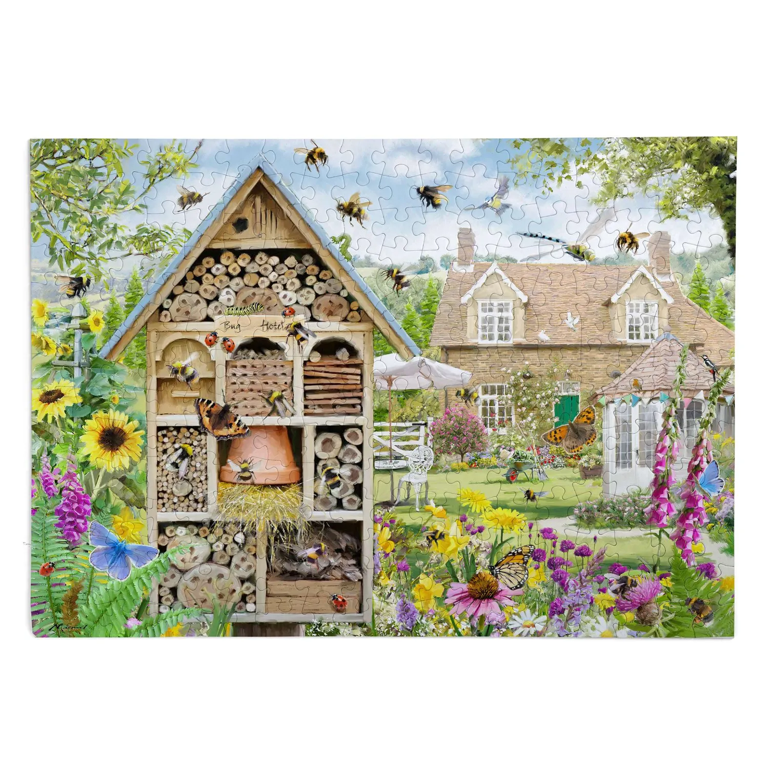 House of Puzzle BIG Bee Hotel puslespil 250 brikker XL