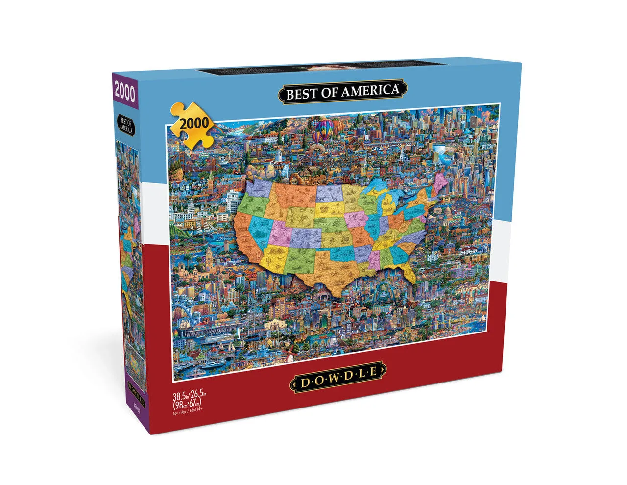 Buffalo Games Eric Dowdle Best of America puslespil 2000 brikker USA