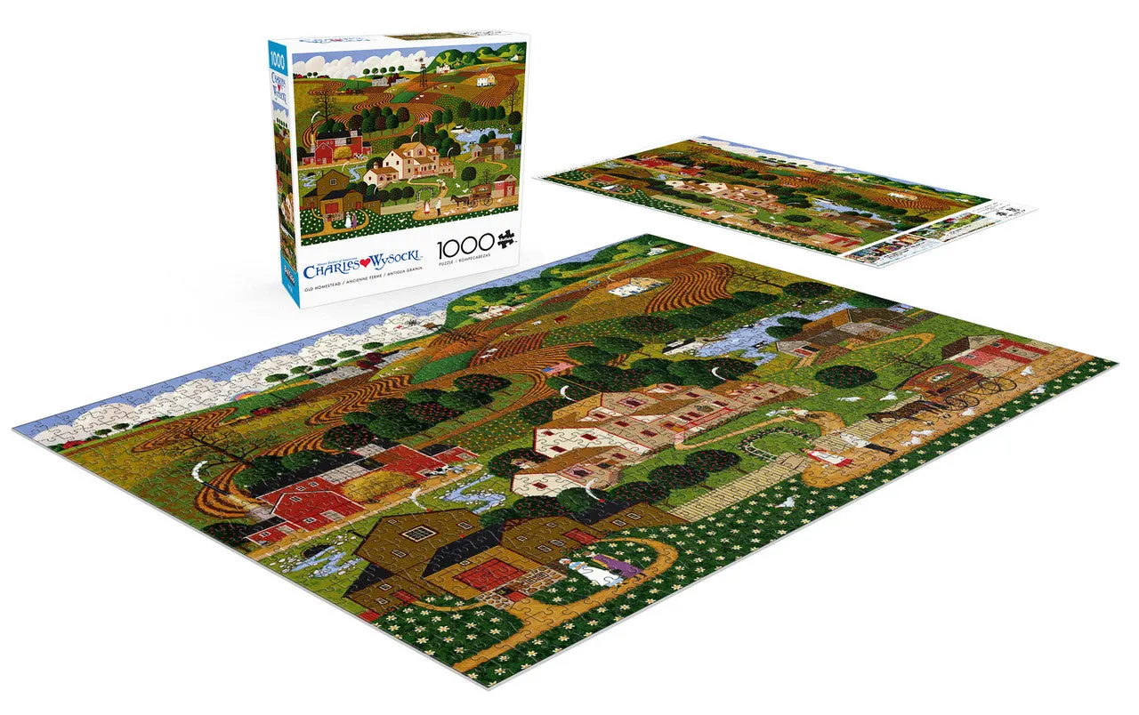 Buffalo Games Wysocki Old Homestead puslespil 1000 brikker