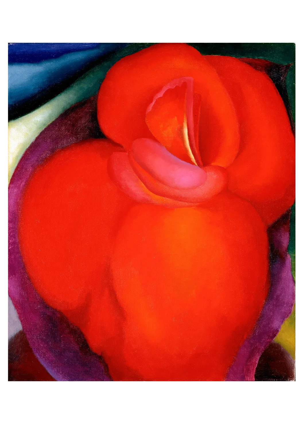 Pomegranate O’Keeffe kortmappe – blomster 10 kort