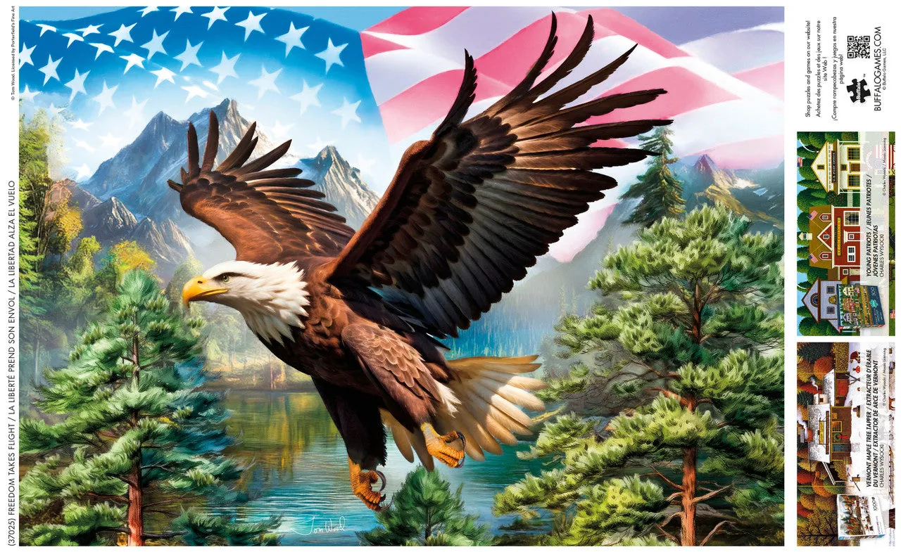 Buffalo Games Americana Freedom Takes Flight puslespil 500 brikker