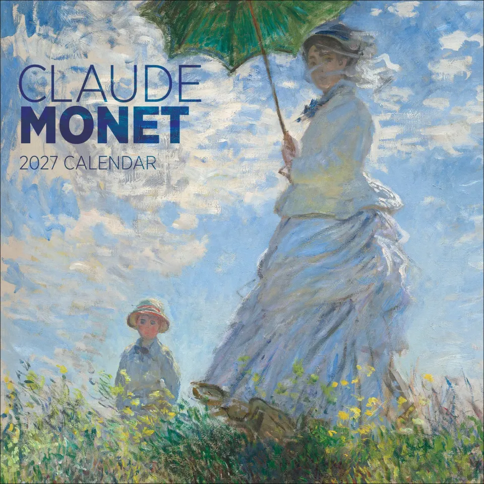 Pomegranate Claude Monet 2027 vægkalender impressionisme