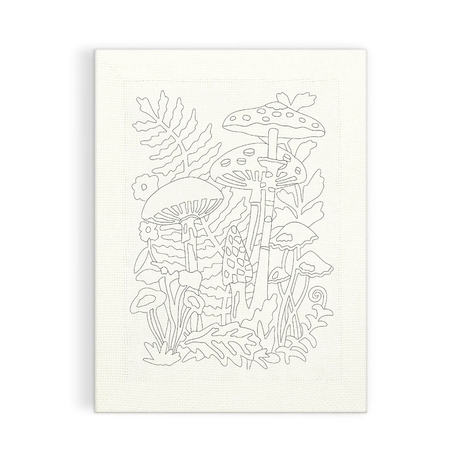 Good Puzzle Co. Anja Riebensahm Woodland Mushrooms punch needle sæt