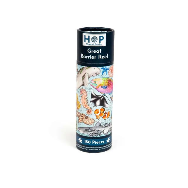 House of Puzzles Great Barrier Reef minipuslespil 150 brikker tube