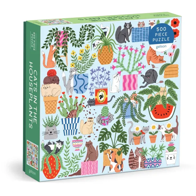 Good Puzzle Co. Cats in the Houseplants puslespil 500 katte