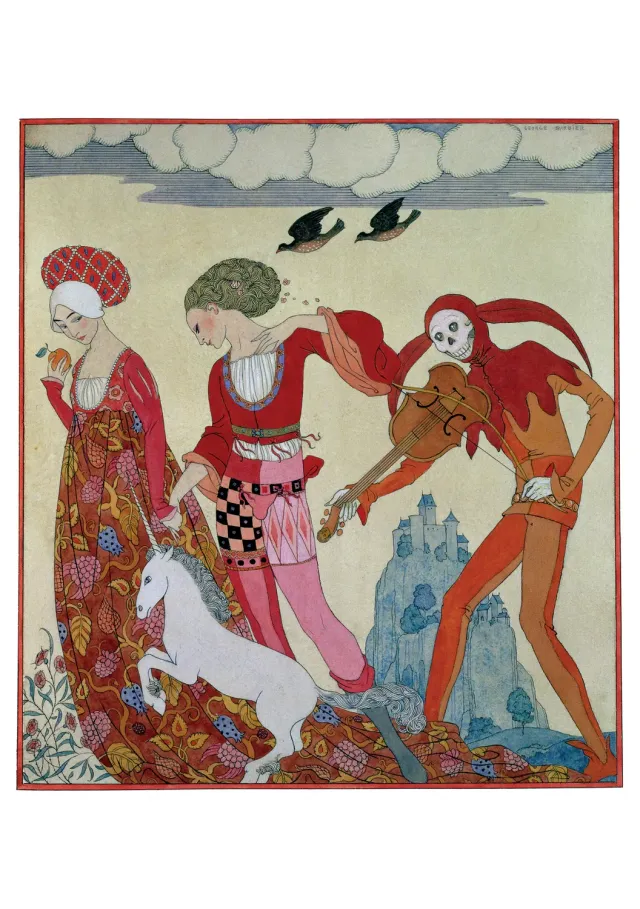 Pomegranate George Barbier Love Desire Death enkeltkort
