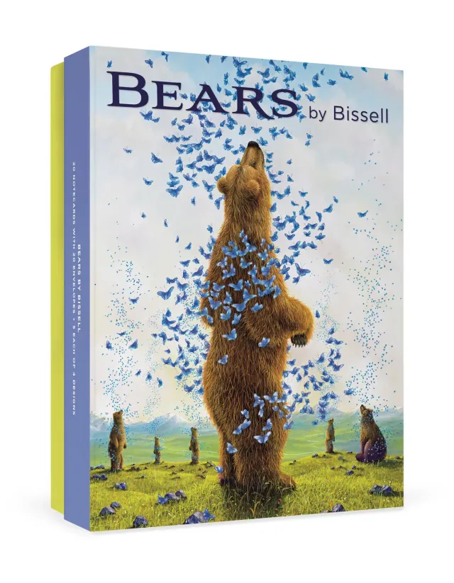 Pomegranate Bears by Bissell kortæske 20 brevkort bjørne