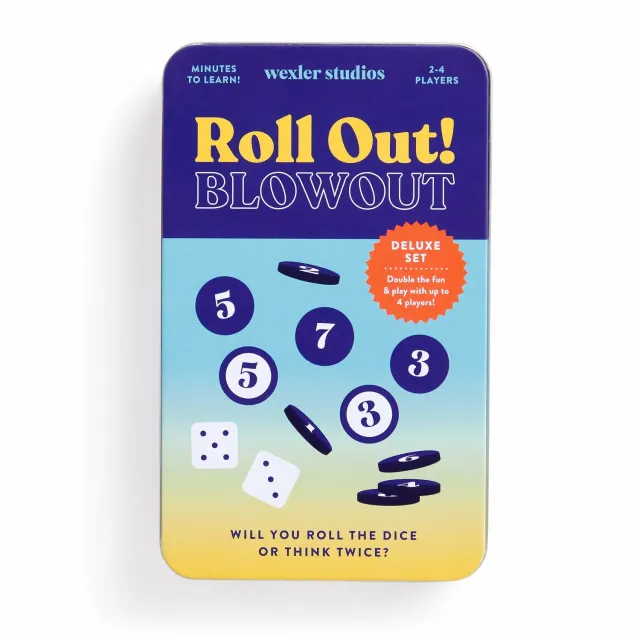 Galison Wexler Roll Out terningespil 2-4 spillere