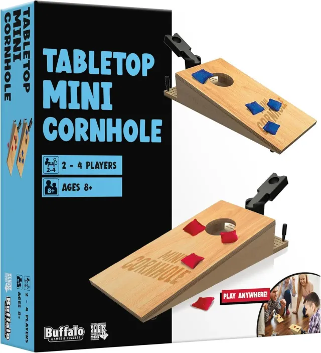 Buffalo Games Mini Cornhole spil bordmodel 2 spillere