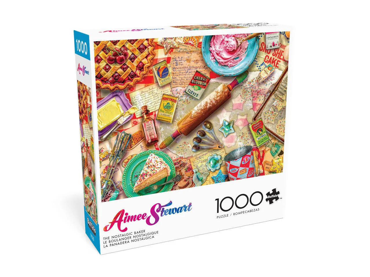 Buffalo Games Nostalgic Baker puslespil 1000 brikker kage