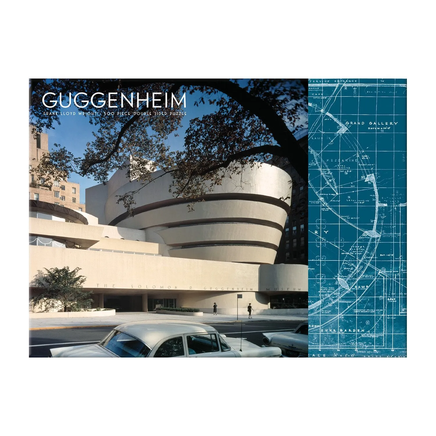Good Puzzle Co. Frank Lloyd Wright Guggenheim puslespil 500 dobbelt